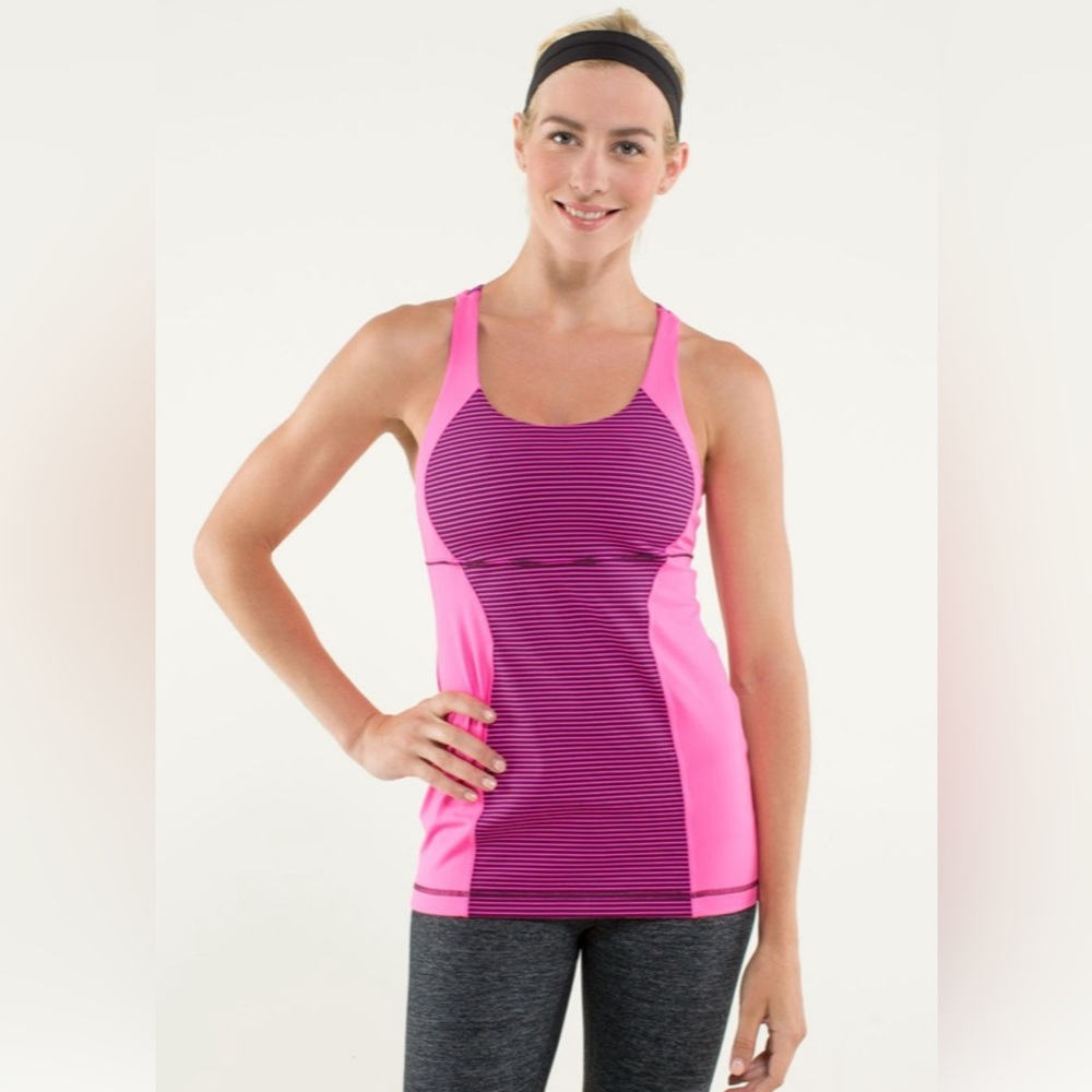 SET Lululemon Energy Tank and Matching Run Inspire Leggings